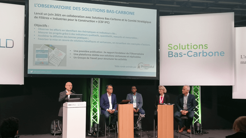 Une visibilité confirmée pour le Cercle Promodul / INEF4 et ses travaux sur Solutions bas-carbone