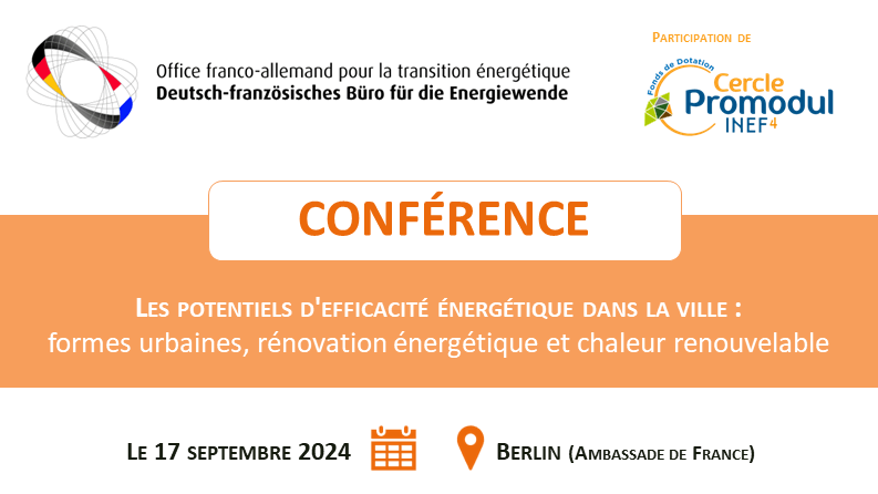 [ Conférence OFATE ] Les potentiels d&rsquo;efficacité énergétique dans la ville